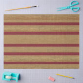 Luxus Linen Moderne Burgundy Gold Collection Seidenpapier (Basteln)