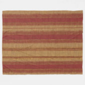 Luxus Linen Popular Burgundy Gold Collection Fleecedecke (Vorderseite (Horizontal))