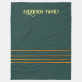 Luxus Linen Popular Green Gold Texture Collection Fleecedecke (Vorderseite)