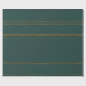 Luxus Linen Popular Green Gold Texture Collection Geschenkpapier (Flach)