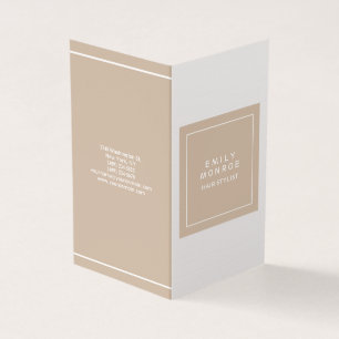 Luxus-Linen Schlicht Moderne Minimalistisch Visitenkarten