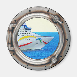 Luxus Liner Porthole View Magnet
