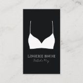 Luxus-Lingerie-Boutique-Logo Visitenkarte (Vorderseite)