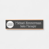 Luxus-Logo-Bürotür-Schild Türschild (Vorderseite )