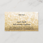 Luxus-Loyalität-Karte glitzern Wimpern & Augenbrau Treuekarte (Rückseite)