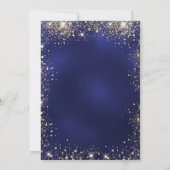 Luxus Luxus Luxuskleid für die blaue Goldmedaille  Einladung (Rückseite)