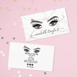 Luxus Makeup Künstler Beauty Lash Extension eye Visitenkarte
