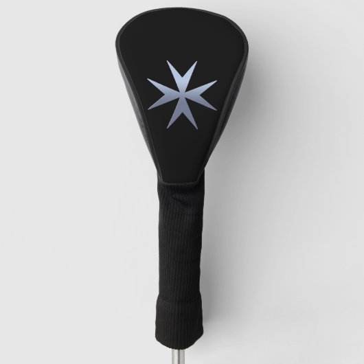 Luxus Maltese Cross Golf Head Cover Headcover (Vorderseite)