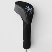Luxus Maltese Cross Golf Head Cover Headcover (angewinkelt)