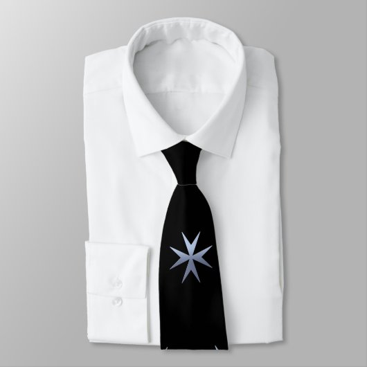 Luxus Maltese Cross Neck Tie Krawatte (Gebunden)