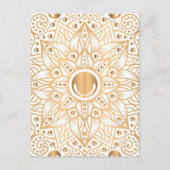 Luxus Mandala 11 Feiertagspostkarte (Vorderseite)