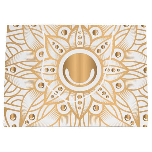 Luxus Mandala 11 Große Geschenktüte (Vorderseite)