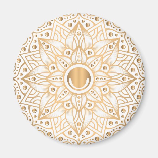 Luxus Mandala 11 Magnet (Vorne)