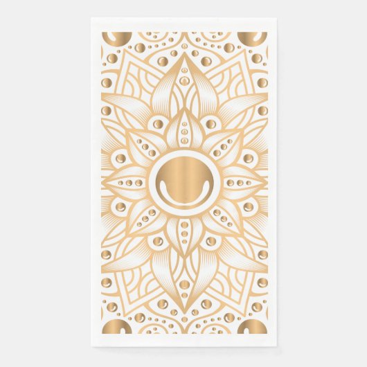 Luxus Mandala 11 Serviette (Vorderseite)