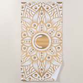 Luxus Mandala 11 Strandtuch (Vorderseite)