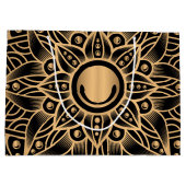 Luxus Mandala 12 Große Geschenktüte (Rückseite)