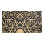 Luxus Mandala 12 Kissenbezug (Rückseite)
