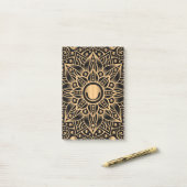 Luxus Mandala 12 Post-it Klebezettel (Auf Schreibtisch)