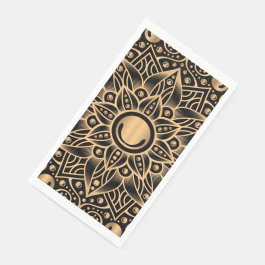 Luxus Mandala 12 Serviette (Ecke)