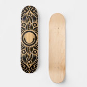 Luxus Mandala 12 Skateboard (Vorderseite)