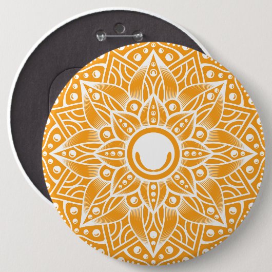 Luxus Mandala 13 Button (Vorne & Hinten)