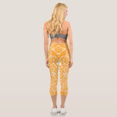 Luxus Mandala 13 Capri Leggings (Rückseite)