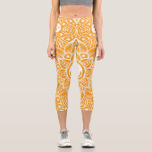 Luxus Mandala 13 Capri Leggings (Vorderseite)