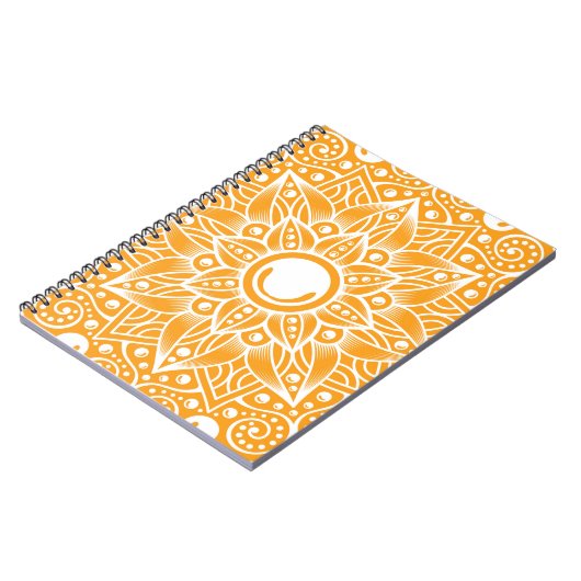 Luxus Mandala 13 Notizblock (Linke Seite)