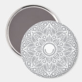 Luxus Mandala 14 Magnet (Vorderseite/Rückseite)