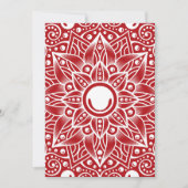 Luxus Mandala 15 Karte (Vorderseite)