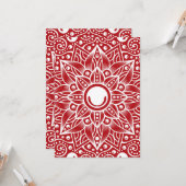 Luxus Mandala 15 Karte (Vorderseite/Rückseite Beispiel)
