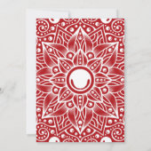Luxus Mandala 15 Karte (Rückseite)