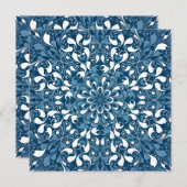 Luxus Mandala 20 Feiertagskarte (Vorne/Hinten)