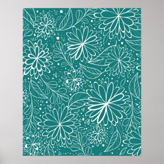 Luxus Mandala 28 Poster (Vorne)