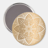 Luxus Mandala 2 Magnet (Vorderseite/Rückseite)