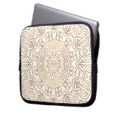 Luxus Mandala 32 Laptopschutzhülle (Vorderseite Links)