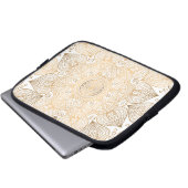 Luxus Mandala 34 Laptopschutzhülle (Vorne Knopf)