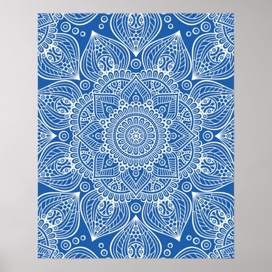 Luxus Mandala 36 Poster (Vorne)