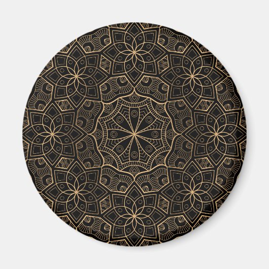 Luxus Mandala 3 Magnet (Vorne)