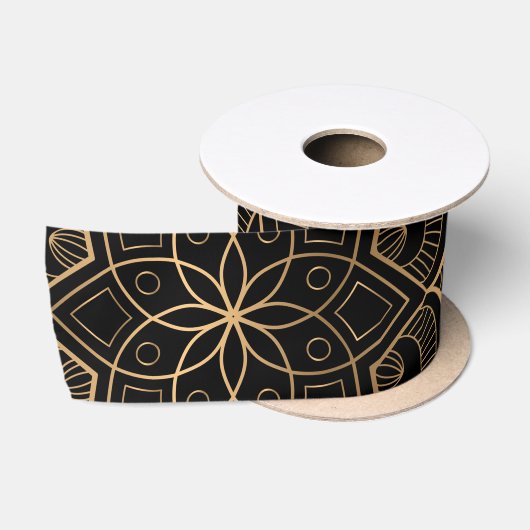 Luxus Mandala 3 Satinband (Spule)