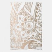 Luxus Mandala 41 Geschirrtuch (Vertikal)