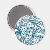 Luxus Mandala 47 Magnet (Vorderseite/Rückseite)