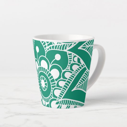 Luxus Mandala 48 Milchtasse (Rechte Ecke)
