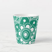 Luxus Mandala 48 Milchtasse (Vorderseite)