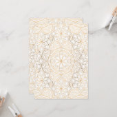 Luxus Mandala 4 Karte (Vorderseite/Rückseite Beispiel)
