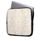 Luxus-Mandala 4 Laptopschutzhülle (Vorderseite Links)