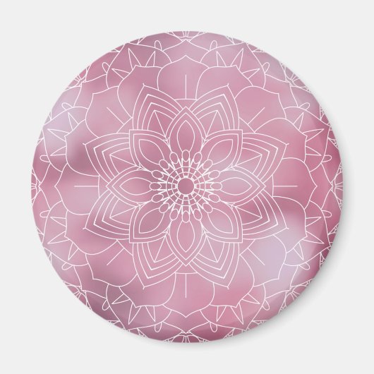 Luxus Mandala 54 Magnet (Vorne)