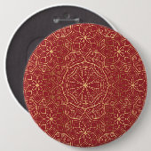 Luxus-Mandala 6 Button (Vorne & Hinten)