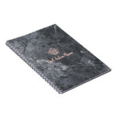 Luxus-Marmer-Nagelsalon mit Logo nach Maß Notizblock (Rechte Seite)