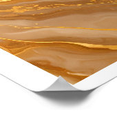 Luxus-Marmor-Abstrakte Wanddekoration Poster (Ecke)